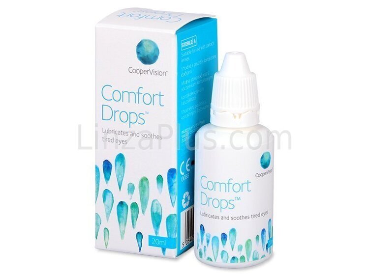 Смазывающие и увлажняющие капли Cooper Vision Comfort Drops  (20 ml)