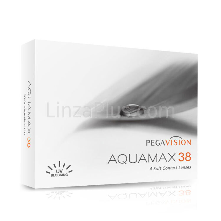 Контактные линзы AQUAMAX 38 на 3 месяцa  (4 шт)